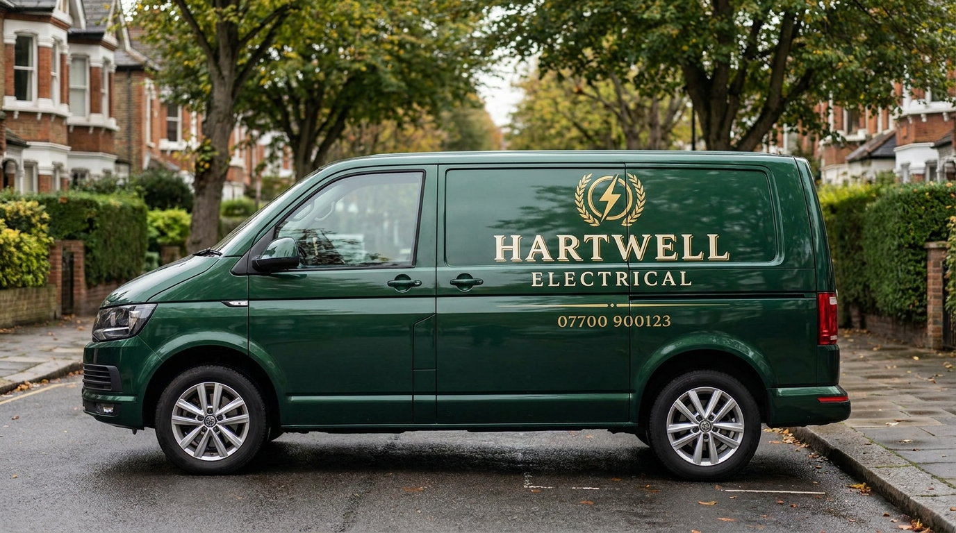 TanDec Electrical Services van